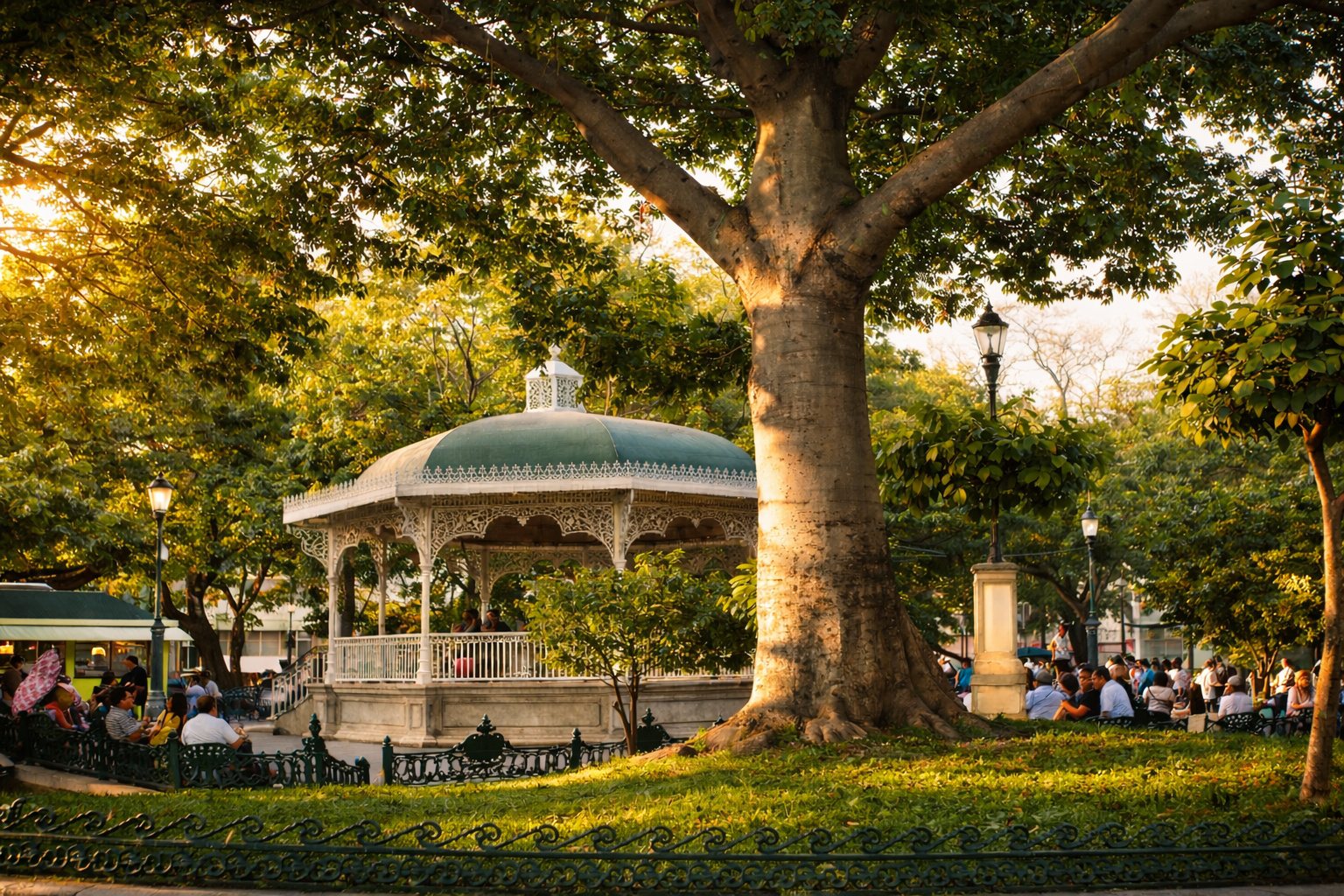 Kiosco del Parque de la Marimba en Tuxtla Gutiérrez